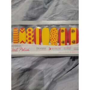 INCOCO world cup soccer Spain nail polish strips new